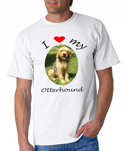 Dogs - Otterhound Picture on a Mens Shirt